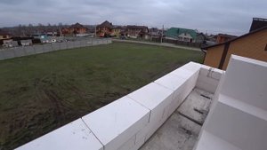 Строительство МАНСАРДЫ!Обкладка плит ГАЗОБЛОКОМ без кирпича!Армирование газоблока!