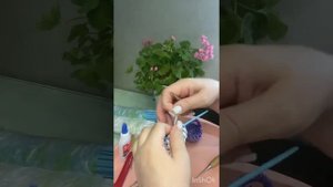 МК Mini корзиночка из 22 трубочек