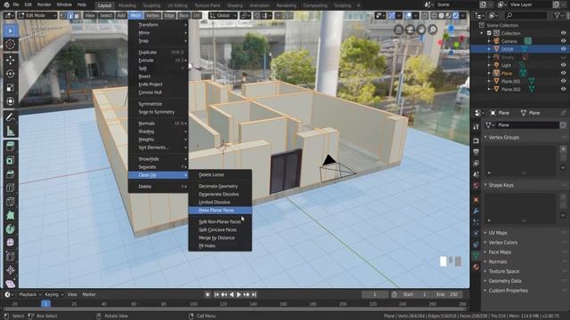 Blender Remove Doubles | Merge By Distance смотреть онлайн