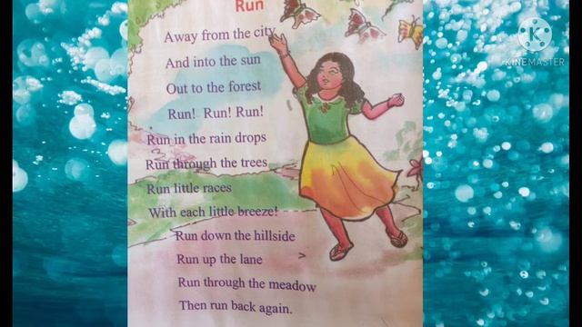 3rd class English rhyme(Run) pg no. 80||Run rhyme смотреть онлайн
