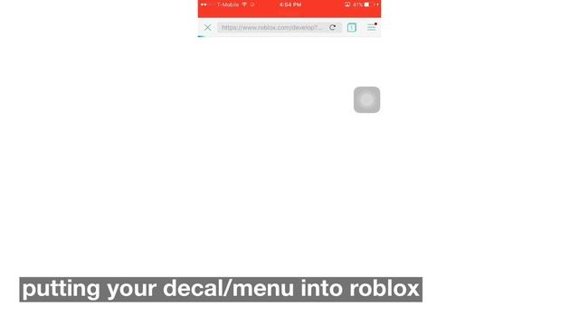 How to make custom decals & bloxburg menus on phone for roblox! | iPhone & Android смотреть онлайн