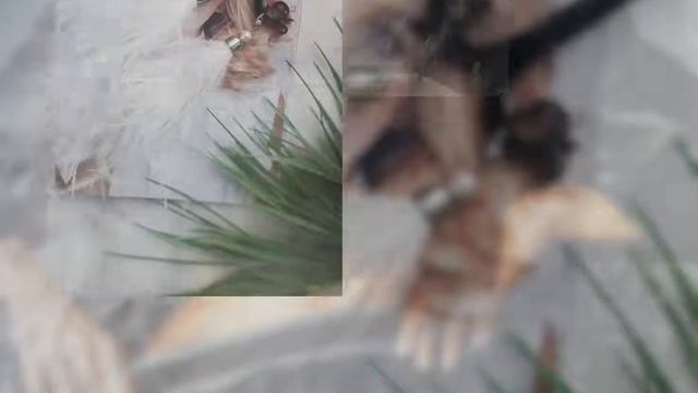 Сережки-перья.  Видео обзор
