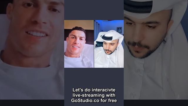 Ronaldo is live now