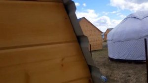 Летний домик при помощи трубогиба