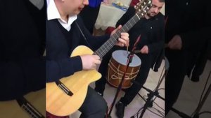 Лезгинка - гитара, барабан, гармошка.