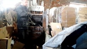 Прессую ABS пластик. Корпуса от телевизоров как новый вид вторсырья.