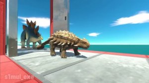 Be fast and don't Fall off the Bridge - Animal Revolt Battle Simulator