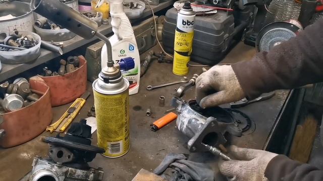 Чистка заклинившей геометрии турбины 1.9 TDI AFN смотреть онлайн