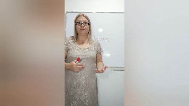 Очень популярный фразовый глагол deal with смотреть онлайн