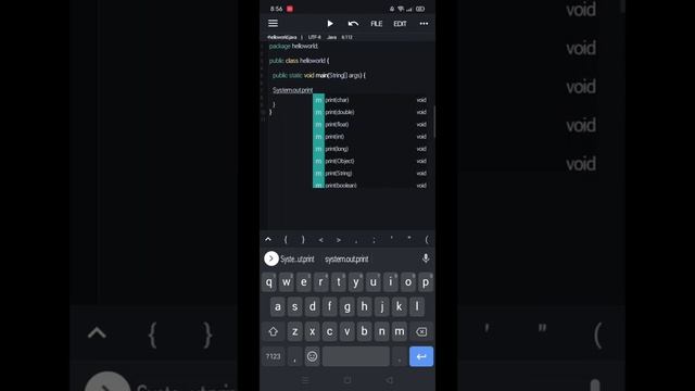 HELLO WORLD | Java N-IDE смотреть онлайн