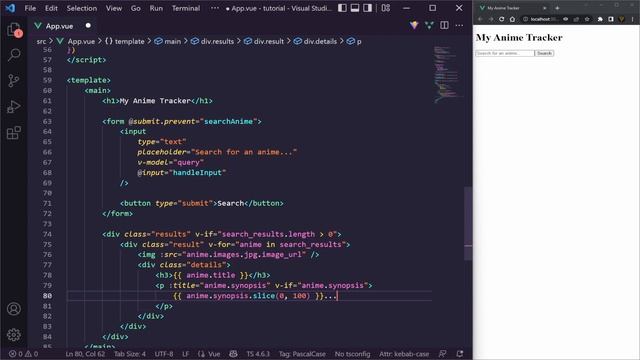 Build an ANIME Tracker using Vue 3 | Fun Vue JS Project Tutorial