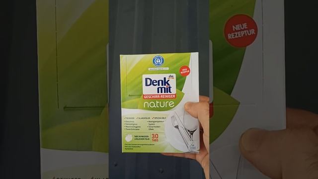 Еко таблетки для посудомийних машин Denkmit Nature 30 шт Німеччина