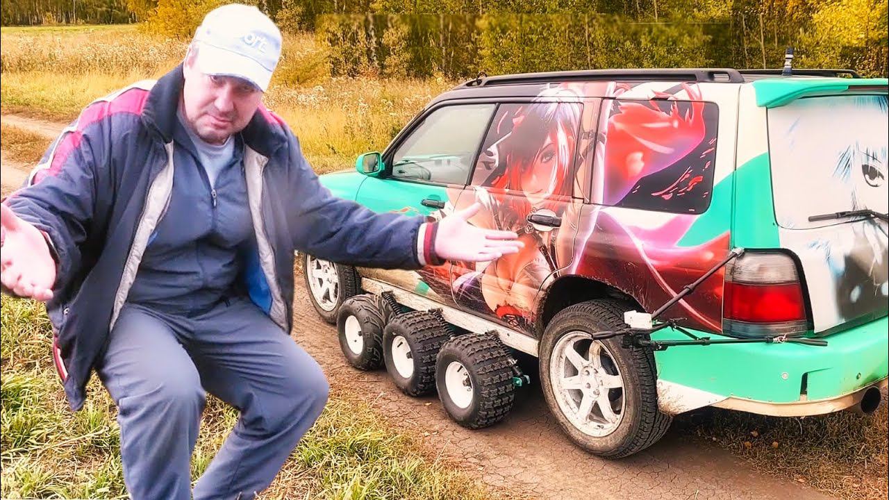 Левый бок 100км/ч ! поехали, испытания в полях