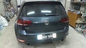 Golf VII GTI 2017 USA установка задних LED фар