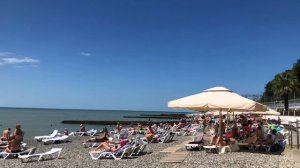 Хоста.пляж мыс видный.