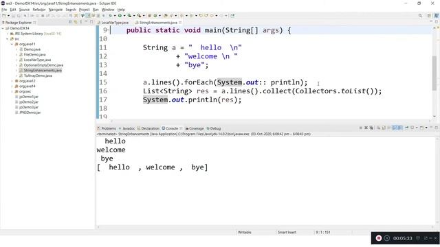 Java 11 new features | String API enhancements in JDK 11 | Java Beam