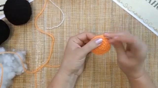 Вязаный круглый тигр крючком мастер класс часть 1