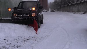 Отвал для снега на внедорожник, джип и Suzuki Jimny