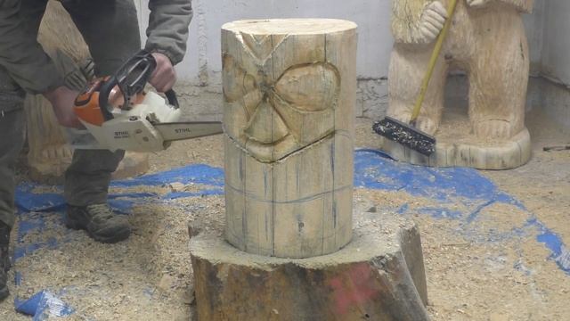 Злая чурка, Tikki, Carving Wood