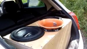 Два Сабвуфер Hannibal FX30D2 от Deaf Bonce DB-2000.1D в 0,5 ом