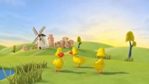 Детская песенка про танцующих утят на русском, итальянском и французском языках