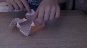 Оригами Присвятая троица из одного листа бумаги