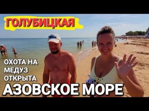 Шанс на спасение есть. #Голубицкая. Азовское море. Центральный пляж.