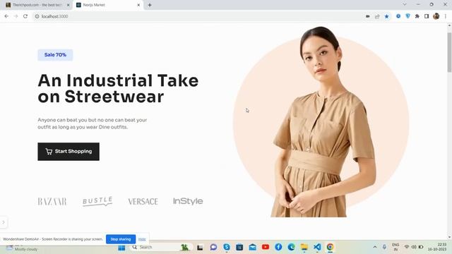 Full Stack E-commerce Clothing Web build with Next.JS