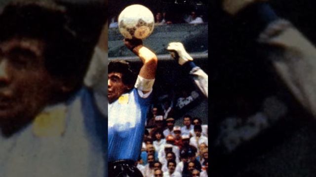 Diego Armando Maradona y La mano de dios