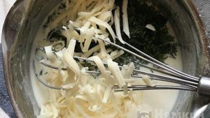 Картофельный гратен с моцареллой