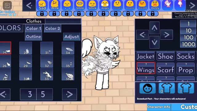 • How to make a Fox • / Gacha Online tutorial / Roblox