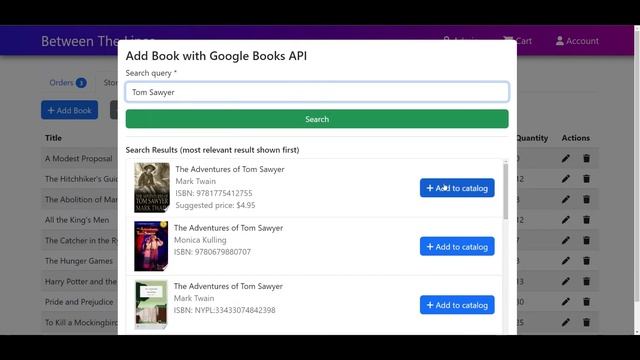 Google Books API Integration Demonstration