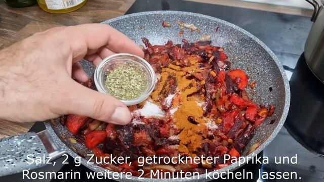 Unglaublich leckeres spanisches Rezept! Spanisches rotes Suppenrezept mit Kichererbsen! смотреть онлайн
