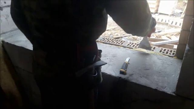 Оформление подоконника c четвертью !!!(кирпичная кладка) смотреть онлайн