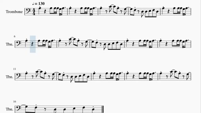 Trombone Sheet Music: How to play Epic Sax Guy by Sergey Stepanov смотреть онлайн