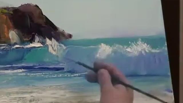 Морской пейзаж с чайкой смотреть онлайн