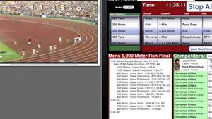1972 Munich Olympic 5000 Meter Final on an iPad