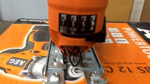 Обзор лобзика (TOPHANDLE JIGSAW) AEG STEP 90X