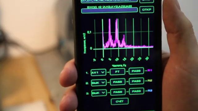 VibrAn - программа под Android для оценки вибраций оборудования смотреть онлайн