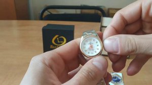 Женские механические часы Carnival White с автоподзаводом, 25 камней