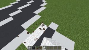 Как построить кольцевой перекрёсток в Minecraft