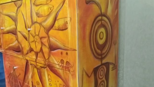 Такой росписи Вы ещё не видели. Наскальная живопись. Сакральная геометрия