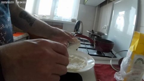 Приготовление морского окуня. #готовимдома #морскойокунь #жаримрыбу