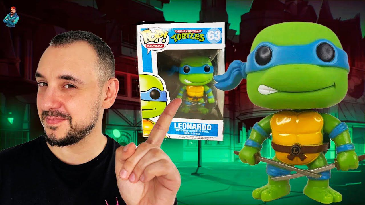 ПАПА РОБ И ЧЕРЕПАШКИ-НИНДЗЯ! РАСПАКОВКА LEONARDO FUNKO POP! TELEVISION! РЕДКАЯ ФИГУРКА ЛЕО ИЗ TMNT!