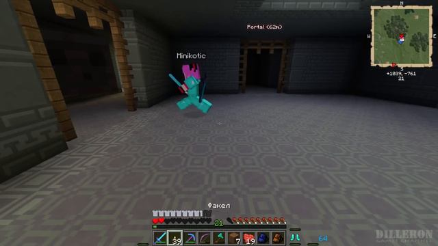 ч.18 Minecraft Загадочные приключения - Жук потаскун и Минотавры смотреть онлайн