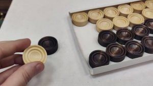 Фишки для нард 28,5 мм Handle в подарочной коробке