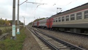 Электропоезд ЭР2Т-7137 платформа Батюшково