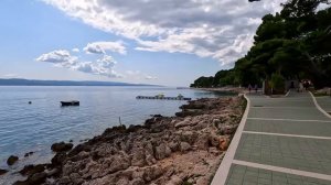 Brela Beach - Makarska Riviera, Croatia 4K - Punta Rata SUMMER Walking Tour 2023 - Part 1
