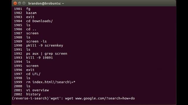 Lessons from LARS: Bash History 101 смотреть онлайн
