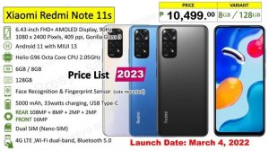 Xiaomi Smartphones Price List 2023 Philippines